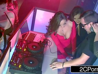 Naughty Latinas Abigail Mac and Keisha Grey Canât Wait to Fuck Their Favorite DJ